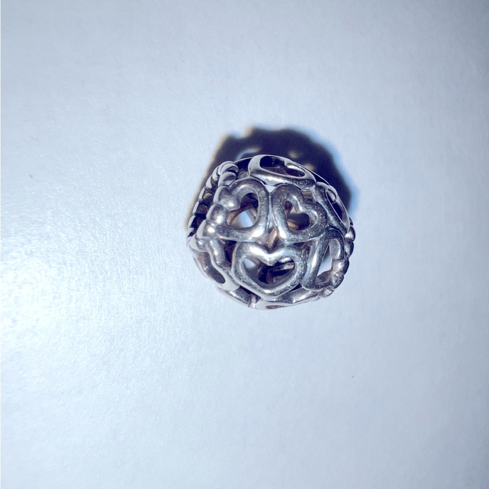 Pandora Sterling Silver “Hearts” Bracelet Charm